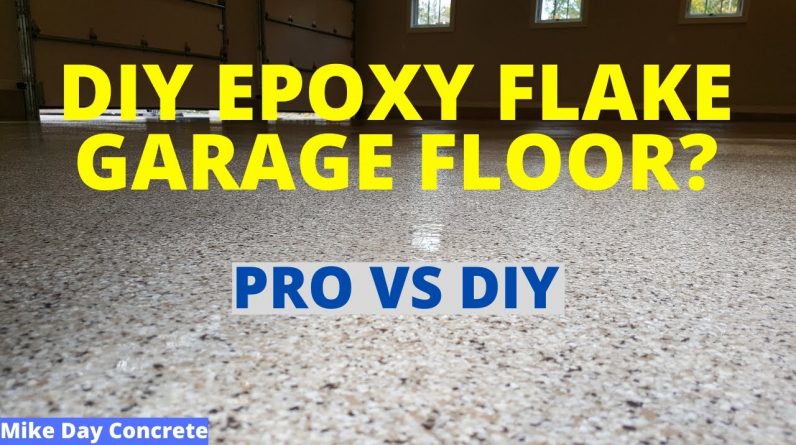Can You DIY An Epoxy Flake Garage Floor Coating? (Yes or No)