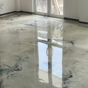 How we made designer Metallic Epoxy floors ?
